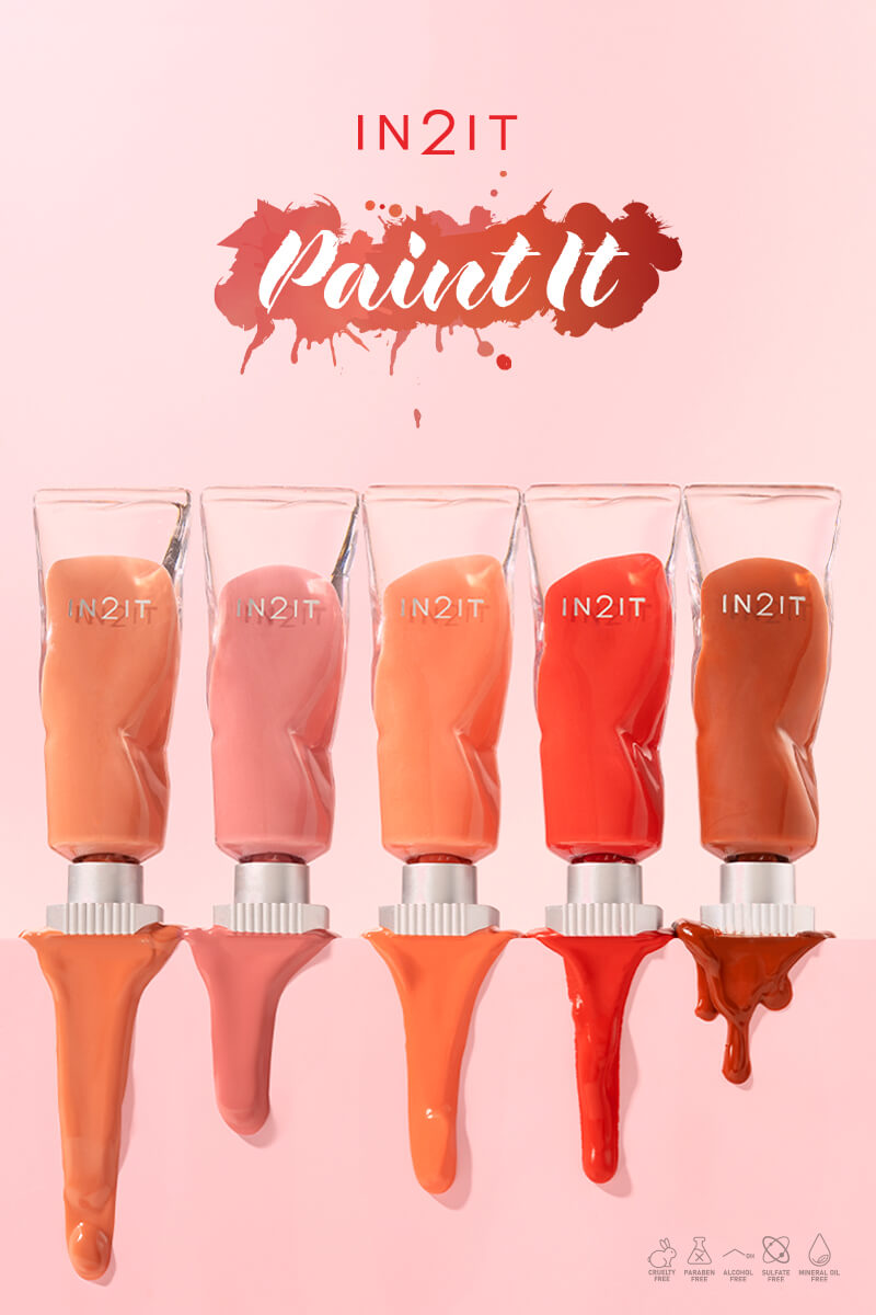 IN2IT Paint It,Paint It ,Paint it nude,PI01,บลัชเชอร์เจลลี่,บลัช,บลัชออน,ลิปสติก