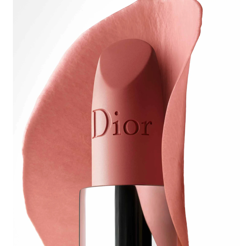 Dior Rouge Dior Floral Lip Care Long Wear #100 Nude Look,rouge dior forever liquid สีไหนสวย,ลิป dior rouge รีวิว,Dior Rouge Lipstick 100