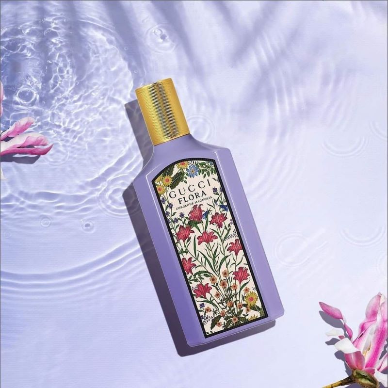 Gucci Flora Gorgeous Magnolia EDP ,GUCCI Flora Gorgeous Magnolia Eau De Parfum,Gucci , GUCCI น้ำหอมผู้หญิง,gucci flora สีม่วง รีวิว,น้ำหอม gucci flora ของแท้